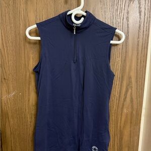 Dover Saddlery Navy Sleeveless Top
